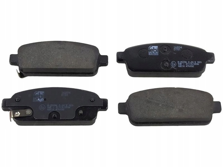 FEBI PADS BRAKE REAR CHEVROLET CRUZE ORLANDO photo 4 - milautoparts-fr.ukrlive.com