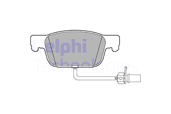 DELPHI ZAPATAS DE FRENADO PARTE DELANTERA AUDI A4 ALLROAD B9 A4 B9 A5 1.4-3.0D 