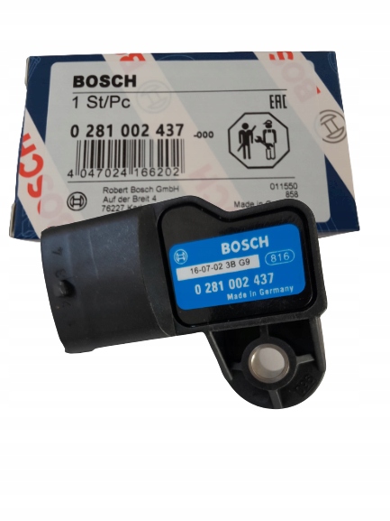 BOSCH SENSOR DE PRESIÓN DE PRESIÓN 0281002437 