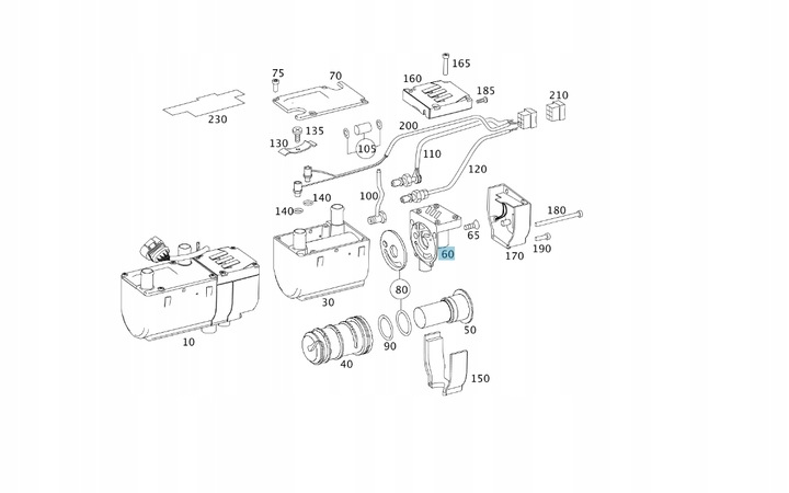 ORIGINAL MOTOR SOPLADORES A0028308508 