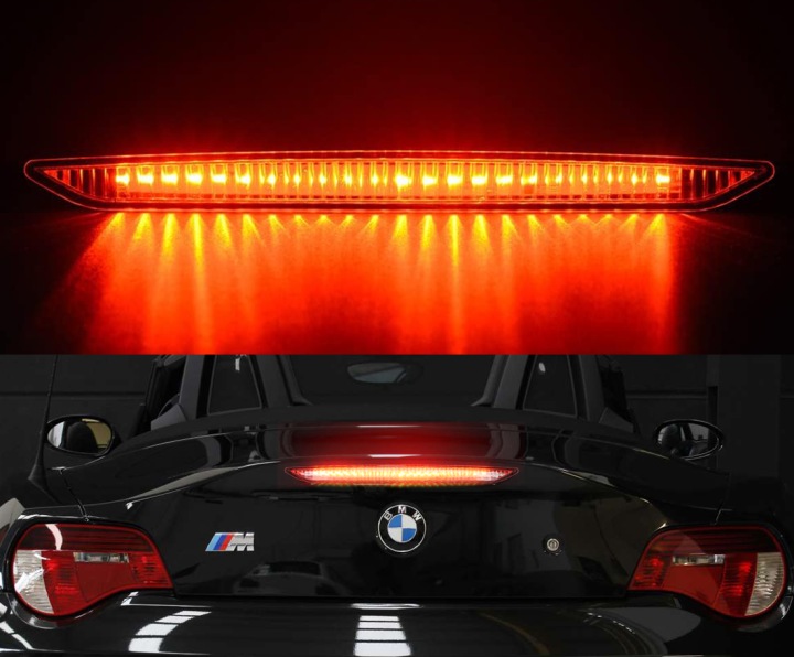 TROISIÈME FEUX DE STOP LED BMW Z4 E85 2003 2008 TRANSPARENT 24LED