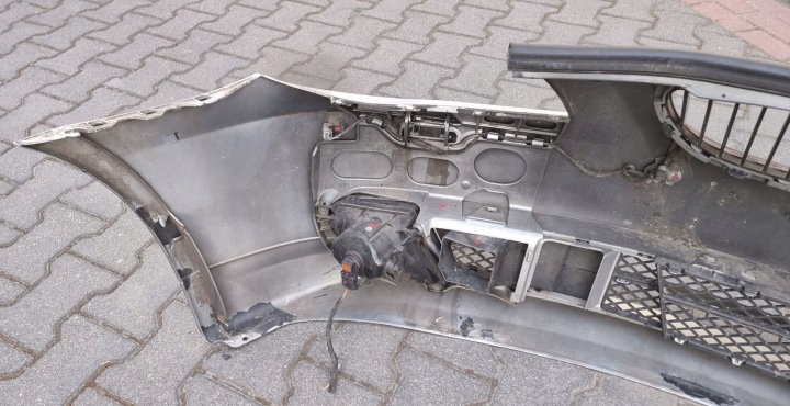 BMW E60 E61 LIFT 07- PARE-CHOCS COMPLET AVANT PDC PHARES ANTIBROUILLARD GRILLES TITANSILBER