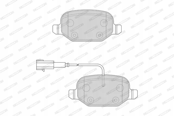 PLAQUETTES FREIN ALFA ROMEO MITO 0.9-1.6D 08.08- F