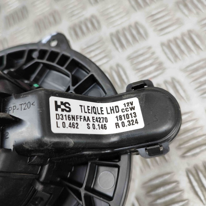KIA SPORTAGE 2018 VENTILATEUR CONDUIT D'AIR VENTILATEUR
