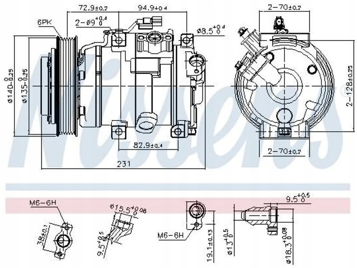 COMPRESOR DE ACONDICIONADOR HONDA CONTROL REMOTO 3.5 08-15 ODYSSEY 3.5 09- 