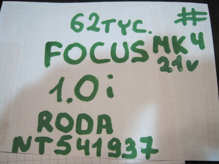 MOTEUR MOTEUR FORD FOCUS MK4 1.0 ECOBOOST R0DA COMPLET