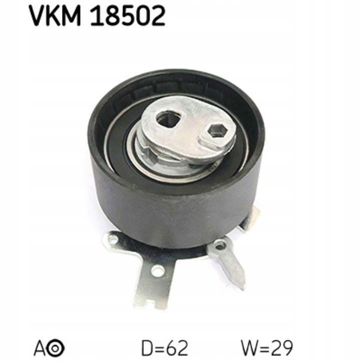 SKF VKM 18502 ROLL NAPINAJACA CHRYSLER, DODGE, JE 