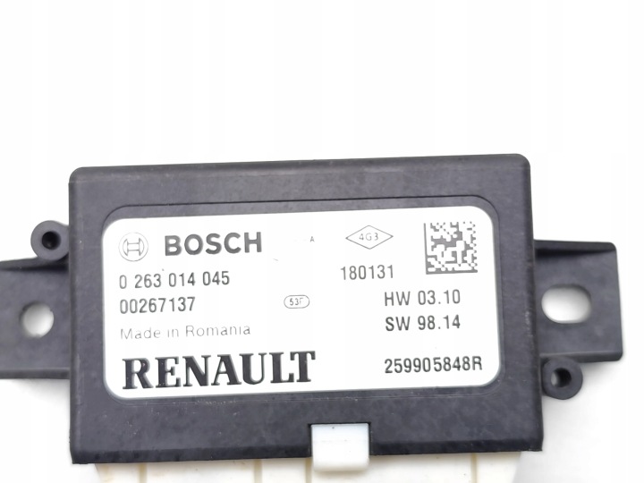 RENAULT CLIO CONTRÔLEUR MODULE STATIONNEMENT PDC 0.9 TCE 90 ESSENCE 259905848R