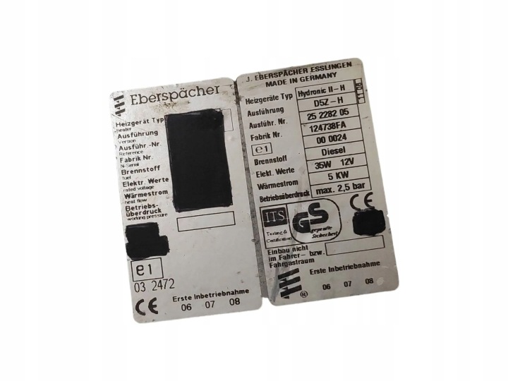 CHAUFFAGE DE STATIONNEMENT (WEBASTO) TOYOTA RAV 4 (XA30) 25228205