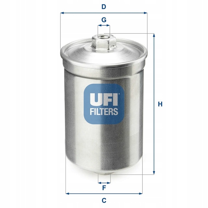 FILTRO COMBUSTIBLES UFI 31.502.00 