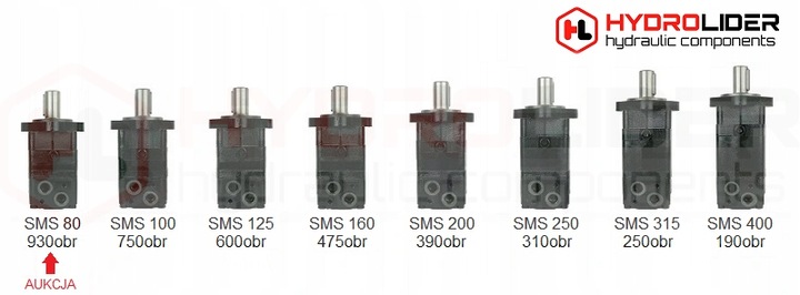 MOTOR HIDRÁULICO SMS 80 O4W32 HYDROLIDER 