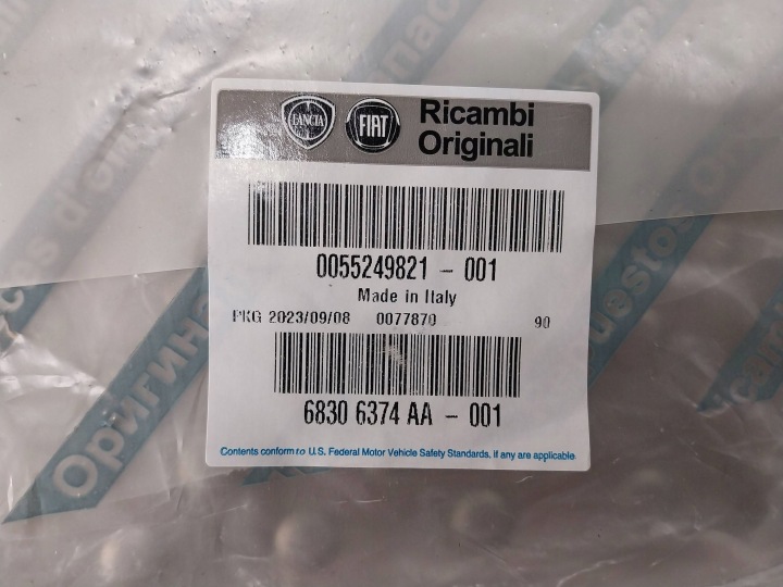 COURROIE MULTICANAL FIAT 500 1.2 1.4 500C 1.2 55249821 68306374AA NEUF ORIGINAL