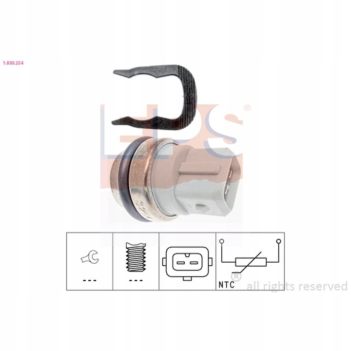 CZUJNIK, TEMPERATURE FLUID COOLING EPS 1.830.254 