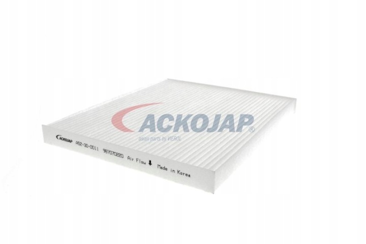 FILTRE VENTILATION ESPACES PASAZERSKIEJ ACKOJA A52-30-0011