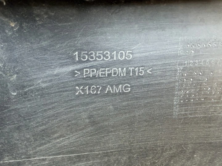PARE-CHOCS AVANT MERCEDES GLS X167 A167 63 6.3 AMG ORIGINAL EN BON ÉTAT ÉTAT NON KLE