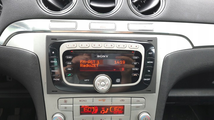 FORD C-MAX MK1 FL FACELIFT KUGA S-MAX RADIO SONY SOUND SYSTEM PREMIUM SOUND CODE 