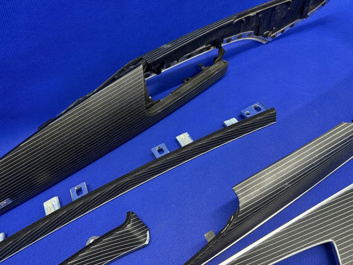 AUDI A7 C7 4G DÉCORS BAGUETTES DÉCORATIF MÉMOIRE 2 PIÈCES ENSEMBLE BOIS JACHTOWE GC1