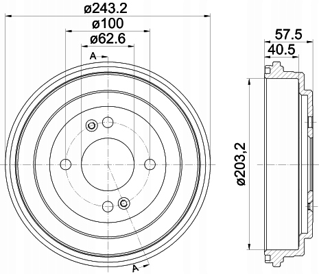 TAMBOUR DE FREIN TEXTAR 94035900
