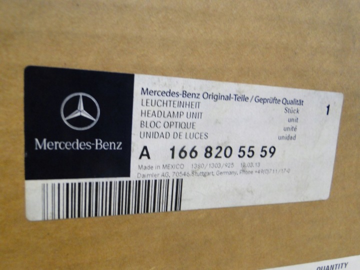 MERCEDES ML 166 W166 PHARE DROITE XÉNON LED ILS