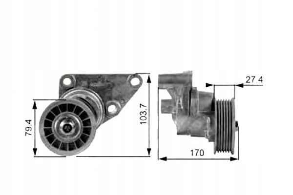 TENSOR CORREA WIELOROWKOWEGO CADILLAC ESCALADE CH 