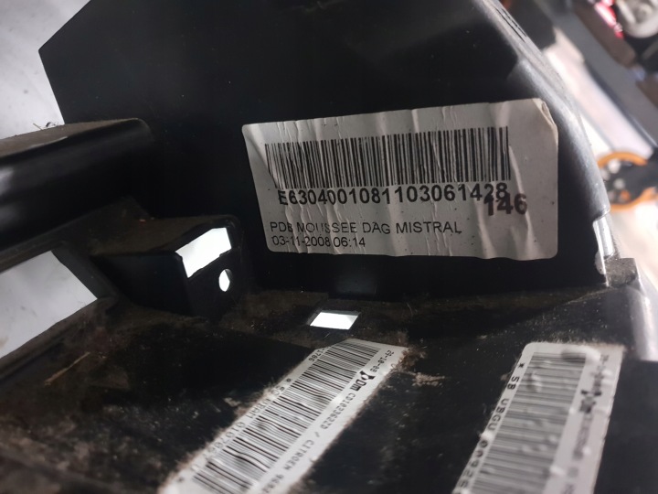 CITROEN C5 III X7 10R COCKPIT CONSOLE AIR BAG PLANCHE