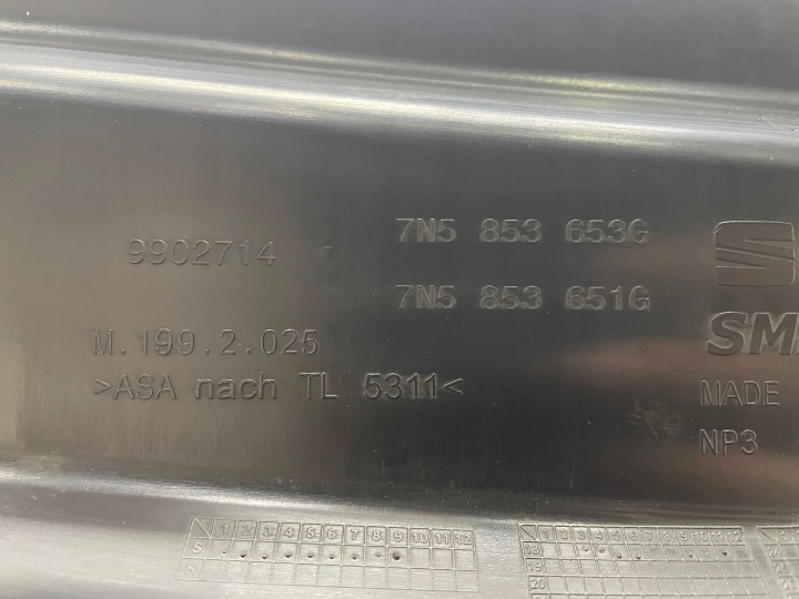 SEAT ALHAMBRA (MK2) 2018 AVANT CALANDRE RADIATEUR GRILLE