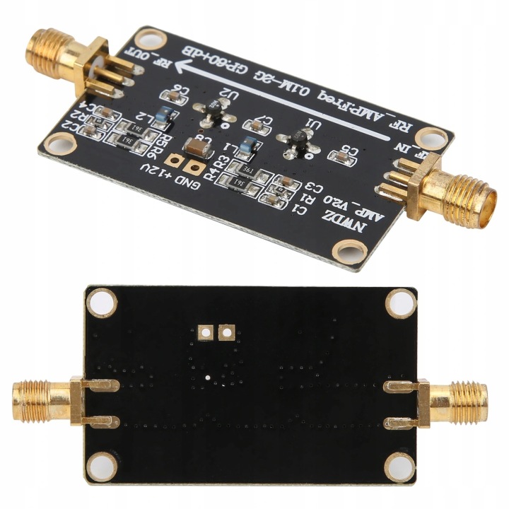 WZNAMACNIACZ SZEROKOPASMOWY RF SYGNAU RADIOWEGO 0,1MHZ-2GHZ 60DB