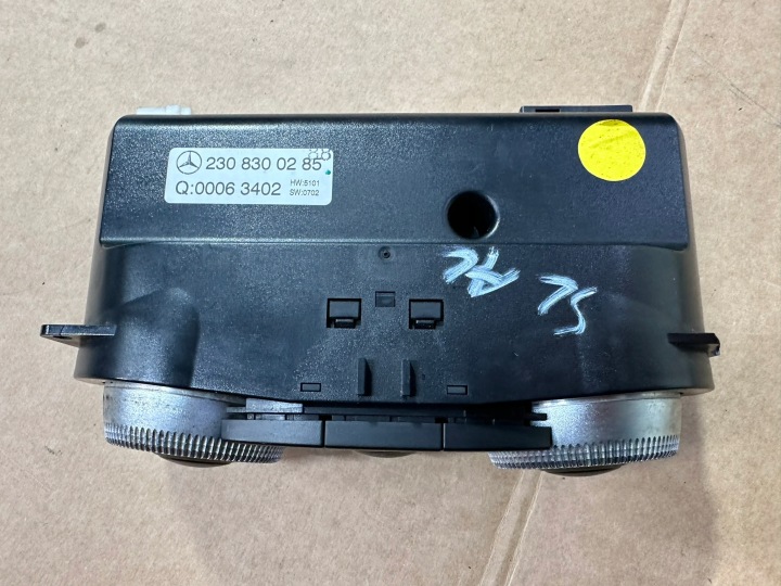 PANNEAU CLIMATISATION CLIMATISATION CONDUIT MERCEDES SL R230, W230 ZU