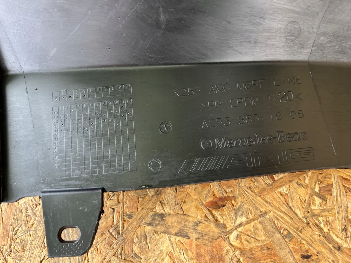 MERCEDES GLC W253 AMG 2019 LIFT DIFFUSEUR SPOILER ARRIÈRE PARE-CHOCS ORIGINAL
