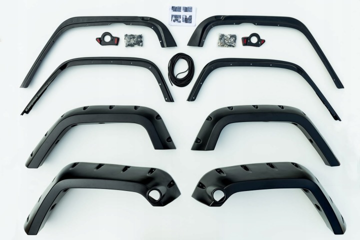 JEEP WRANGLER JK 2007-2018 2D ÉLARGISSEMENTS PASSAGES DE ROUE BUSHWACKER 11,75″