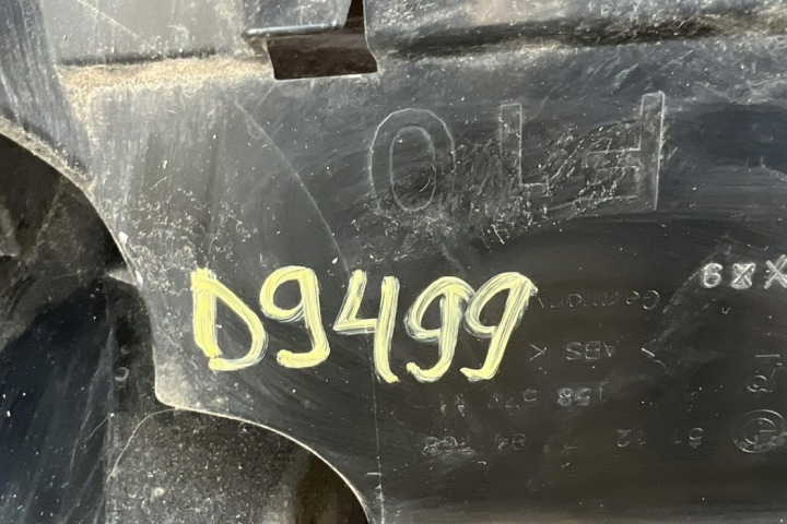 DROIT GLISSIÈRE ARRIÈRE PARE-CHOCS BMW 5 (F10) 51127184768 2.0L GASOLINE 180KW