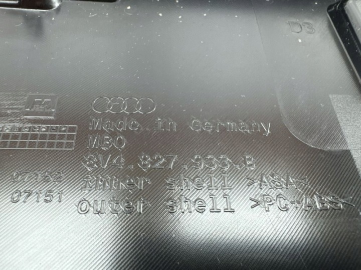 AUDI A3 S3 8V 2015 SPOILER COUVERCLES DE COFFRE ARRIÈRE COUVERCLES DE COFFRE