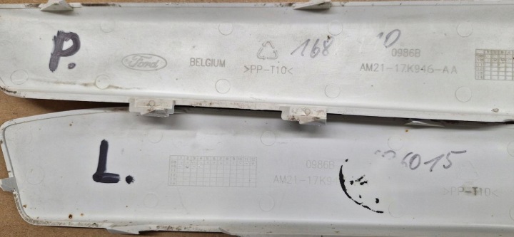 FORD S-MAX LIFT MOULURE REVÊTEMENT PARE-CHOCS AVANT GAUCHE BLANCHE ORIGINE EUROPE