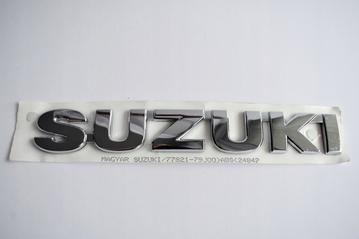 EMBLEMA INSIGNIA INSCRIPCIÓN SUZUKI 155MM ORIGINAL 