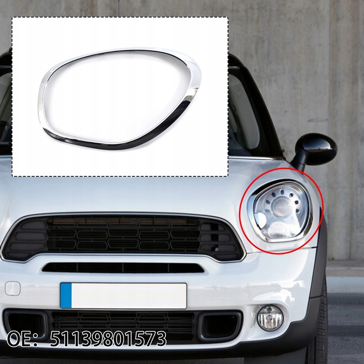 PARA MINI COOPER R60 COUNTRYMAN FARO ANILLO 