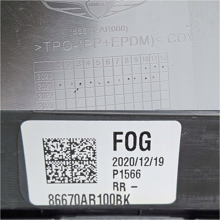 NEUF PARE-CHOCS ARRIÈRE CHROME REVÊTEMENT HYUNDAI GENESIS GV70 I GV 70 86611-AR000