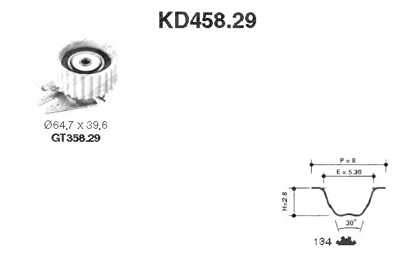 DISTRIBUTION ENSEMBLE SNR KD45829 BRAVA/MAREA 1.4I -07