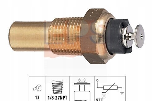 SENSOR TEMP. DE AGUA OPEL CORSA 1-830-005 EPS 