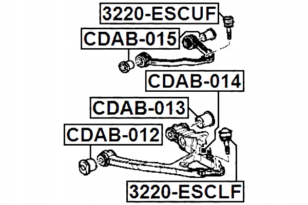 FEBEST 3220-ESCLF JOINT FIXATION PROWADZACY