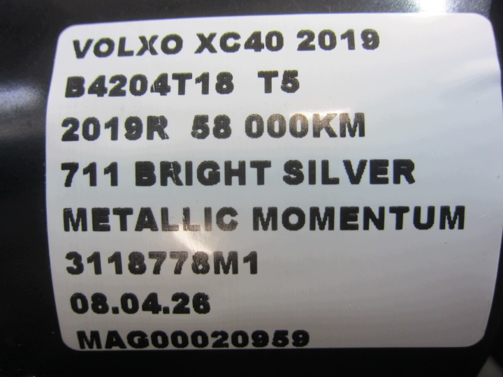 VOLVO XC40 XC 40 TUYAU TURBO TURBINES FIL AIR 2.0 T5 32222140
