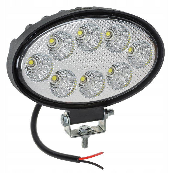 PROJECTEUR OUVRIER PHARES ANTIBROUILLARD PHARE 8 LED 24W OVALE A