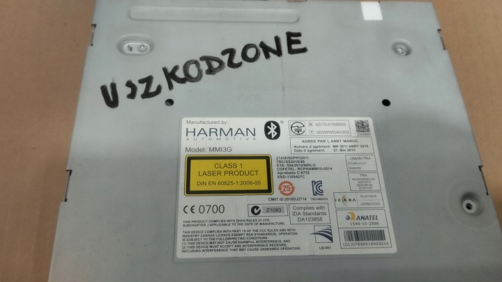 RADIO NAVIGATION AUDI 8R1035652J 8R1035652 HARMAN BECKER