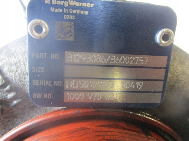 TURBO TURBINE TURBOCOMPRESSEUR VOLVO XC60 2.4D 36002640 31293086 36002664