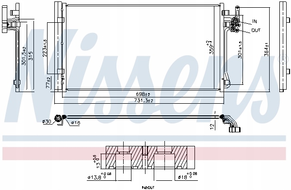 NISSENS 941286 SKRAPLACZ, ACONDICIONAMIENTO 