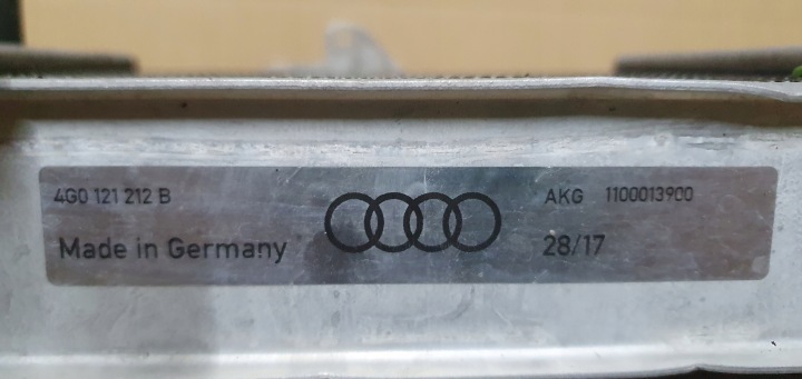 RADIATEUR HUILES AUDI RS6 RS7 4G0117021B