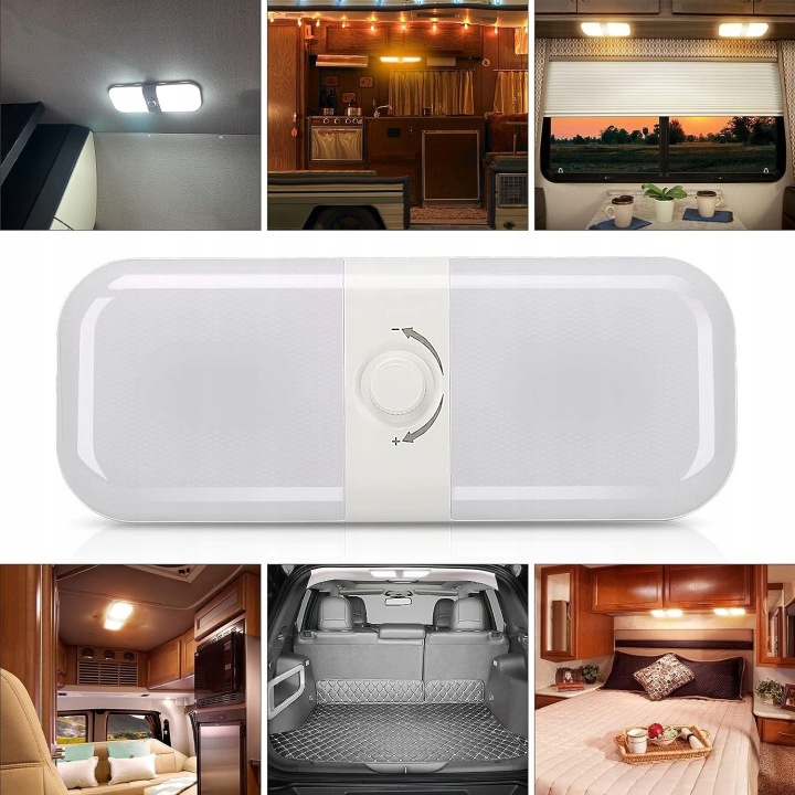 PHARE INTÉRIEURE SUFITOWA VOITURES KEMPINGOWEGO 180LED 900LM