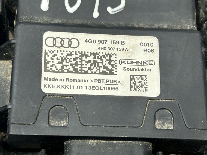 AUDI A7 S7 4G KLAXON ALARME 4G0907159 2013