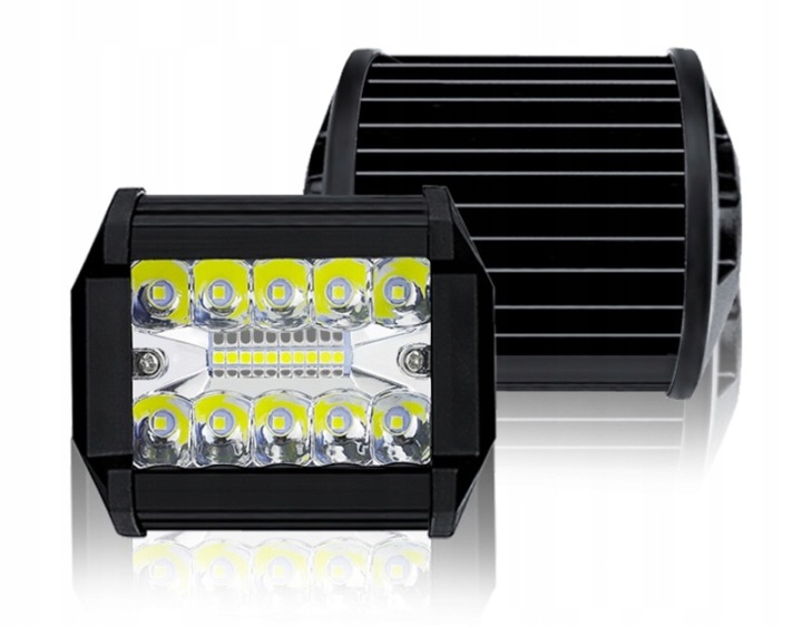 PHARE TRAVAILLÉ PHARES ANTIBROUILLARD PROJECTEUR LONGUE PORTÉE ANTIBUÉE 12V 24V 20X LED CREE 60W 9CM