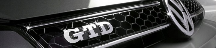 VW VOLKSWAGEN GTD EMBLÈME INSIGNE GOLF DANS GRILLE CALANDRE CHROME
