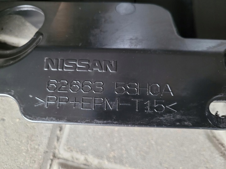PROTECTION INFÉRIEURE SOUS PARE-CHOCS AVANT 62663-5SH0A NISSAN LEAF II ZE1